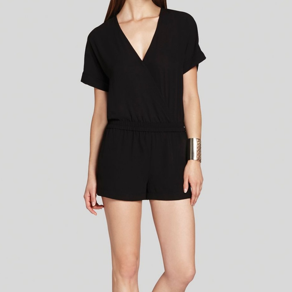 BCBGMaxazria Black Quincey Romper